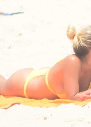 Tiffany Watson In Yellow Bikini And Frankie Graff At Bondi Beach Gotceleb