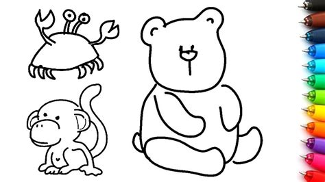 Como Dibujar Animales Para Niños Dibujos Faciles De Animales
