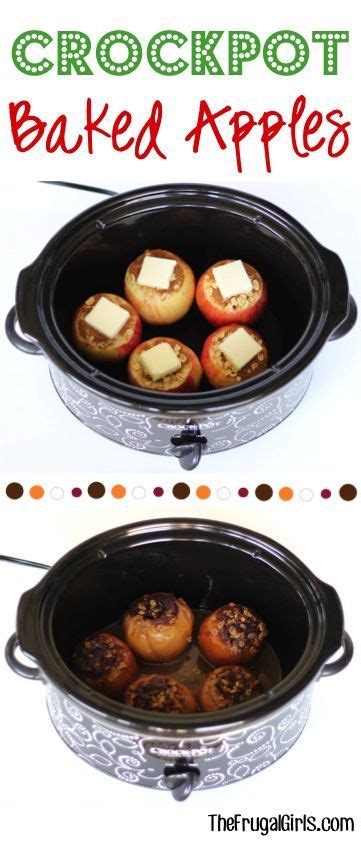 Crockpot Baked Apples Recipe Crock Pot Desserts Apple Recipes Easy Crock Pot Baked Apples Recipe