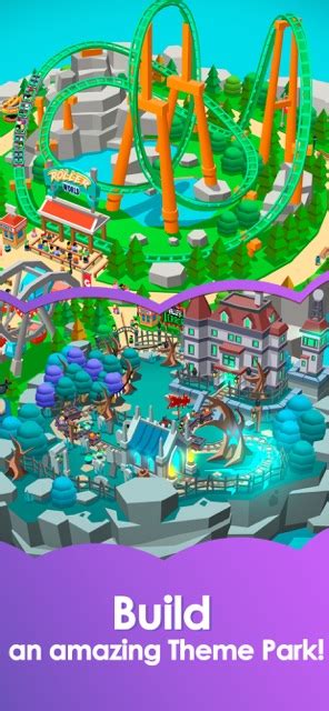 Idle Theme Park Tycoon Game On