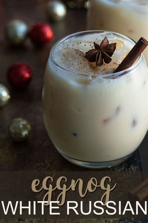 Eggnog White Russian The Blond Cook