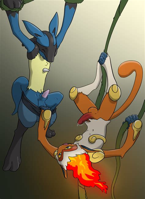 Rule 34 Bondage Bound Erection Fire Furry Furry Only Gay Infernape
