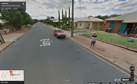 Australian Woman Flashes Google Street Car