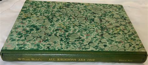 All Religions Are One 136 Deluxe By Blake William Near Fine Hardback