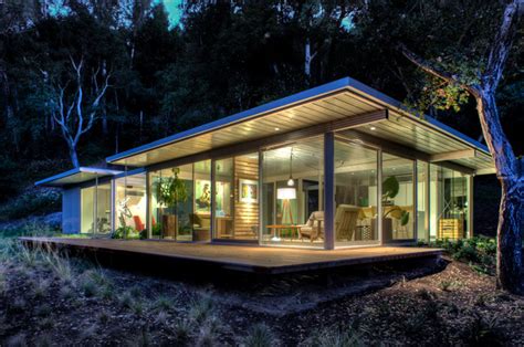 Modular Glass Guest House Modern Exterior San