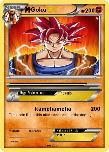 Pokémon Goku 9990 9990 Kamehameha My Pokemon Card