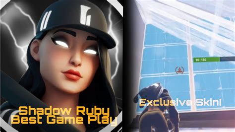 New Exclusive Shadow Ruby Skin Game Play Glider And Picaxe