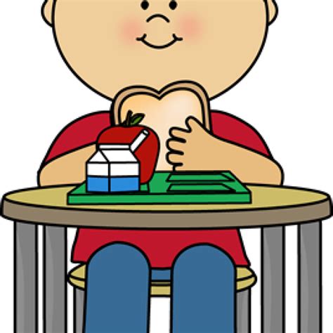 School Lunch Clipart Boy Eating Cafeteria Lunch Clip Cartoon Boy