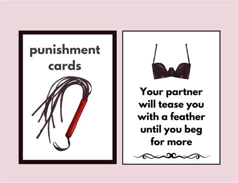 bdsm game punishment cards printable sex game bdsm punishments kink list kinky game femdom