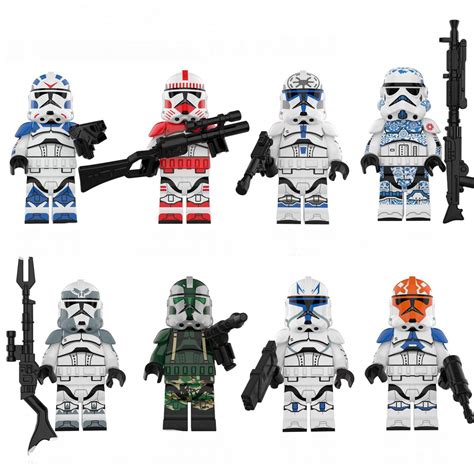 Clone Troopers Coruscant Guards Old Republic Commander Gree Minifigures