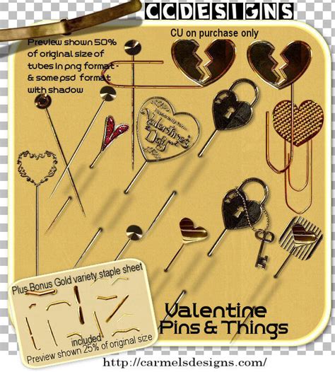 Valentine Pins Things