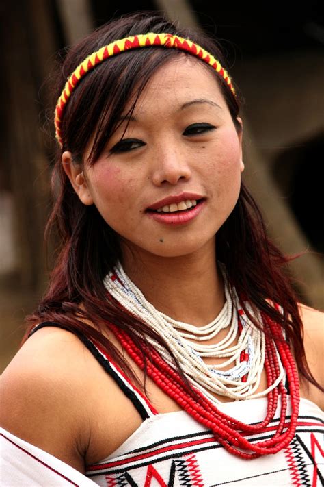 Burma Yimchunger Naga Woman At The Morung Of Kutur Village Naga People People India People
