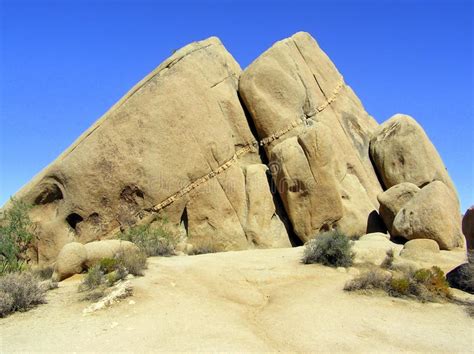 Rock Formations At Joshua Tree National Park Stock Image Image Of
