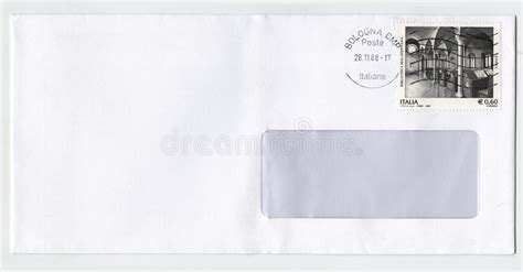 You could, of course, simply print the address directly onto your envelope, if your printer is able to do this. Blank Envelope With Stamp From Italy Editorial Photography - Image of correspondence, postage ...