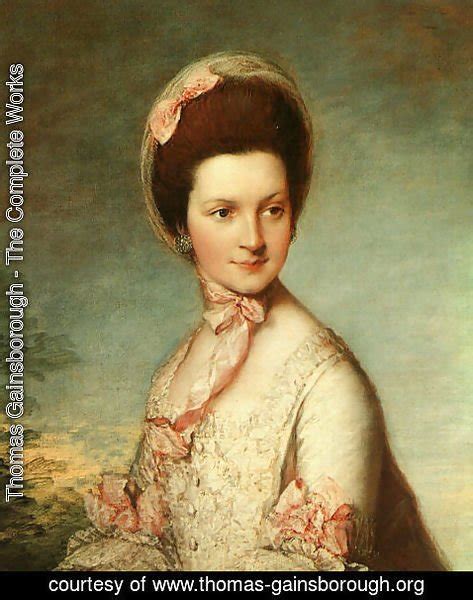 Thomas Gainsborough The Complete Works Portrait Of Henrietta Vernon