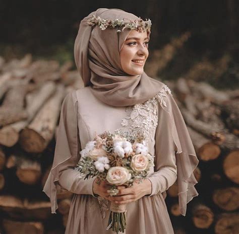 Tips For Looking Your Best On Your Wedding Day Luxebc Brown Wedding Dress Wedding Hijab