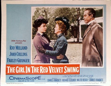 The Girl In The Red Velvet Swing 1955 Card 7 Ray Milland Joan
