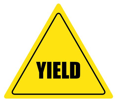 Yield Sign Floor Sign Creative Safety Supply