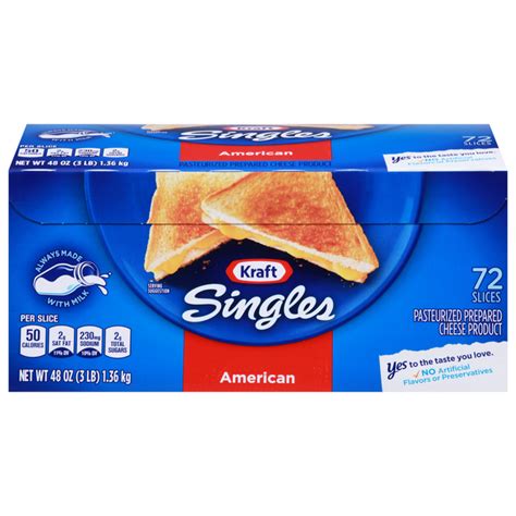 Save On Kraft Singles American Cheese Slices 72 Ct Order Online