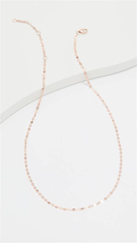 Lana Jewelry 14k Petite Nude Chain Choker Necklace Lyst