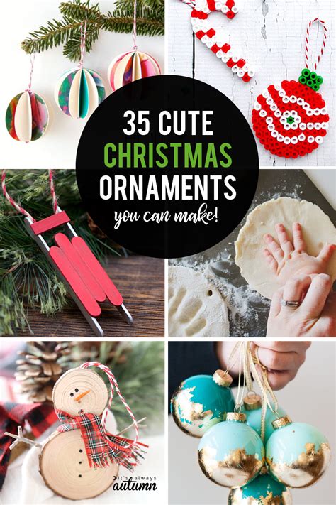 35 Beautiful Diy Handmade Christmas Ornaments Its Always Autumn