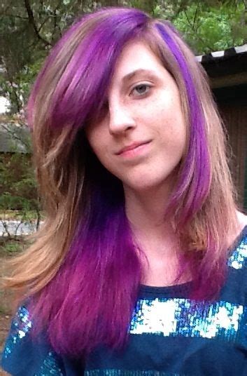 Heathers Cool Purple Hair Purple Hair Long Hair Styles Beauty