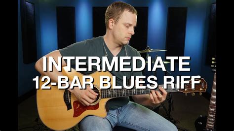intermediate 12 bar blues riff blues guitar lesson 5 guitarlic