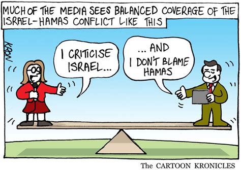 this is a media bites israel story the cartoon kronicles the blogs