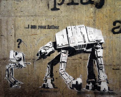 Wallpaper Star Wars Humor Wall Road Graffiti Street Art