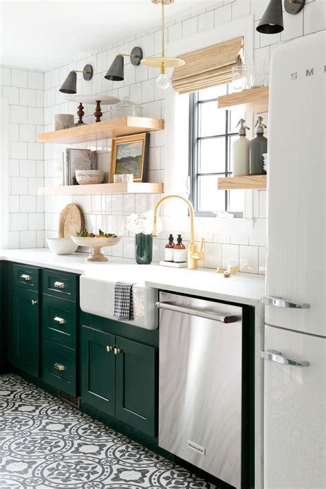 David frenkiel, luise vindah, green kitchen at home: Denver Tudor Reveal - Studio McGee | Small modern kitchens ...