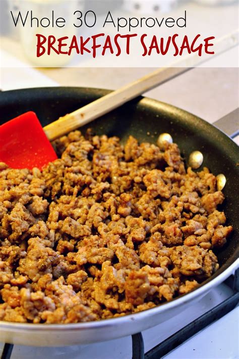 Whole30® breakfast sausage is easy to make and guaranteed to fill you up. Louisiana Bride: Whole 30 Approved Breakfast Sausage
