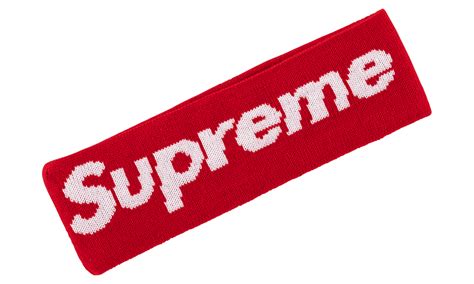 Supreme New Era Big Logo Headband Fw 18 Su5871