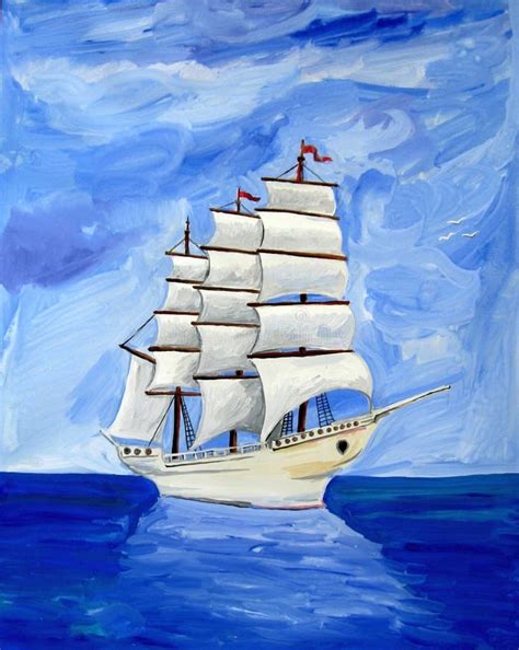 Sailing Ship Caravel Barque Full Rigged Ship Picture Image 95894334