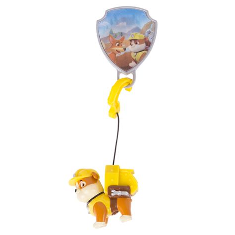 Paw Patrol Action Pack Rubble With Extendable Hook And Collectible Pup