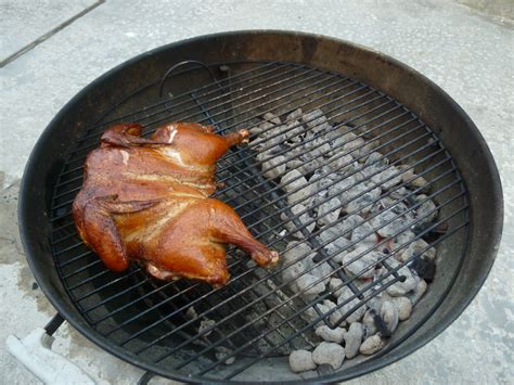 How to smoke a chicken in a charcoal grill. Good Eatin': Grilled Whole Chicken