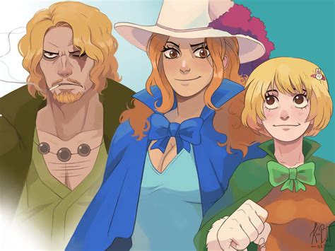 Not Furry Safe Artist Kimboltart Carrot One Piece Pedro One Piece Wanda One