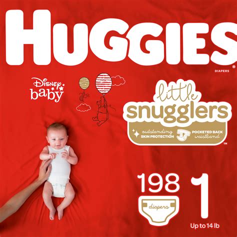 Huggies Little Snugglers Diapers Size 1 198 Count