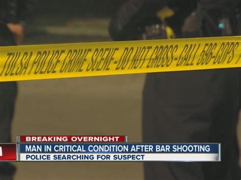 Man Shot At Tulsa Bar Police Search For Suspect