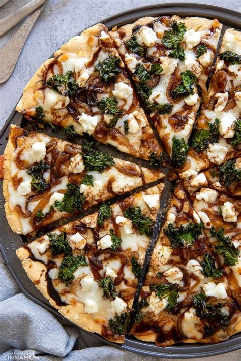 Combine pulled smoked pork with your favorite bbq sauce. Caramelized Onion, Goat Cheese and Kale Pizza with ...