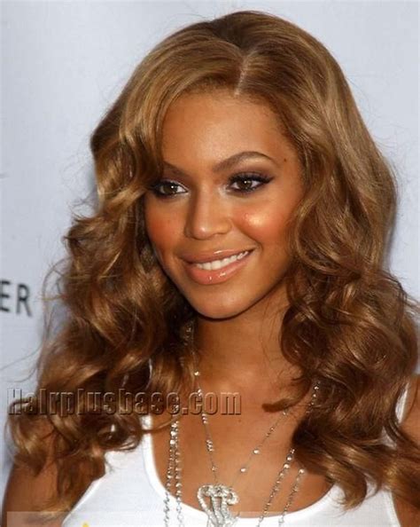 Beyonce Lace Front Long Wavy Golden Brown 100 Human Hair Wig Beyonce
