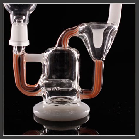 2020 New Handmade Cool Glass Pipes 6 Arted Color Recycler Glass Water Pipes 14 4mm Dome And Nail