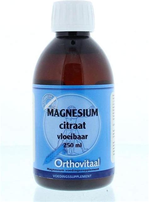 Orthovitaal Magnesium Vloeibaar Ml Mineralen Voedingssupplement Bol Com