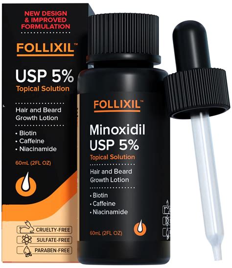 Buy 5 Minoxidil For Men And Women Lotion 1 Month Hair Growth