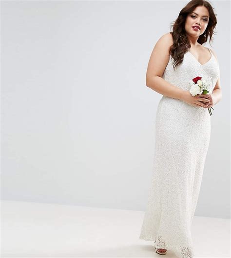 Asos Bridal Cami Embellished Maxi Dress Dakota Johnsons White Dress