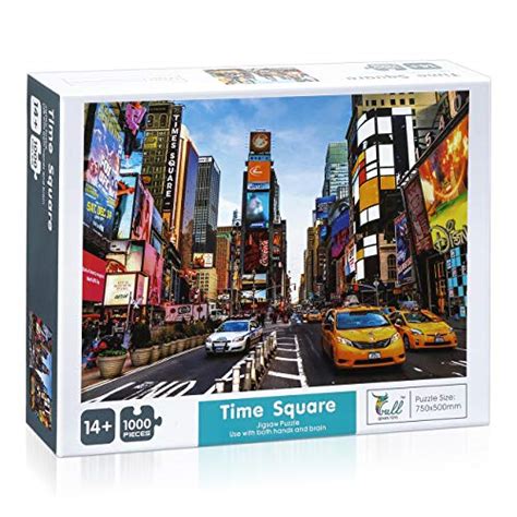Powxs 1000 Pieces Jigsaw Puzzles Times Square Large Puzzle