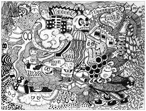 Doodle Lover Doodle Art Doodling Adult Coloring Pages Page 2