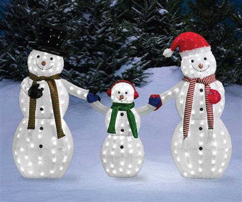 18 Unique Crystal Snowman Christmas Decoration Lighted Display