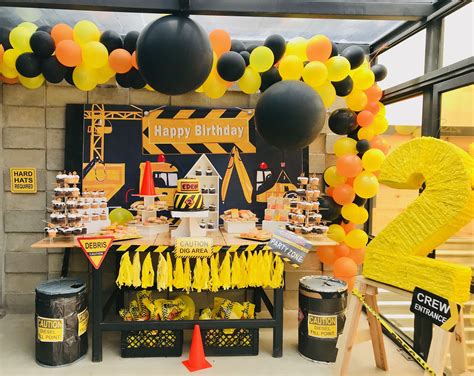 Construction Theme Birthday Party Construction Theme Birthday Party