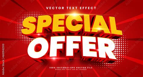 Special Offer 3d Editable Vector Text Style Effect Vector Text Effect