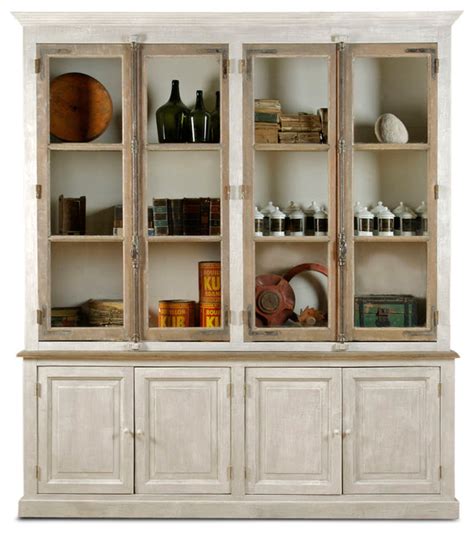 Check spelling or type a new query. Portes Antique French Country 4 Door White Pine Cabinet ...